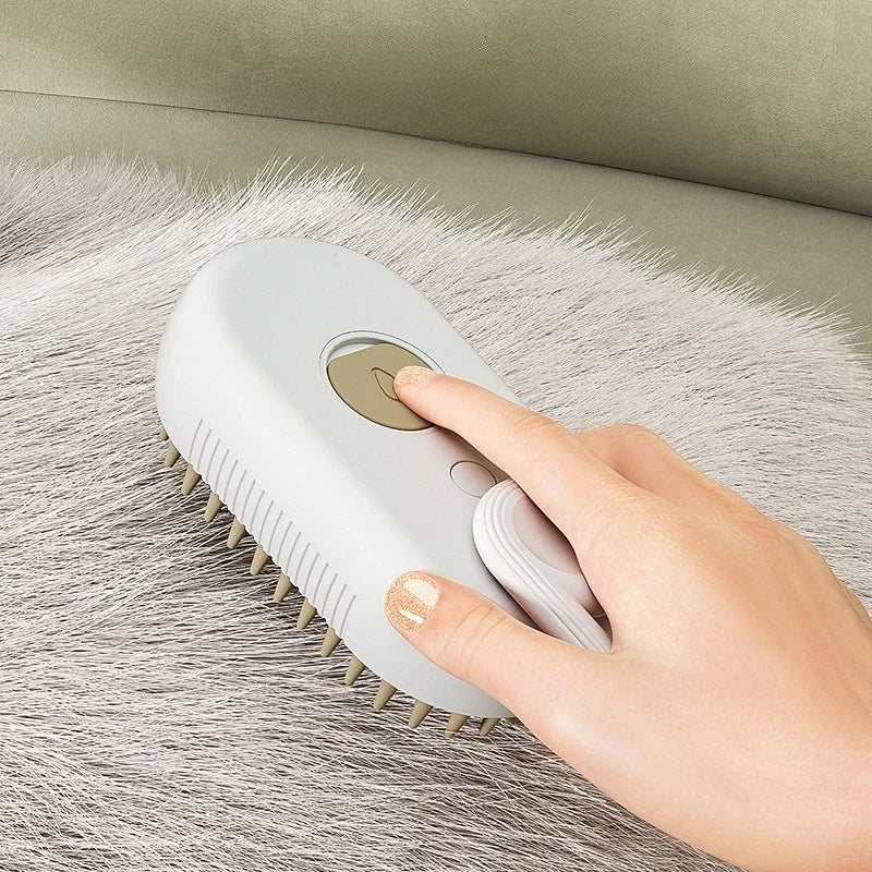 SteamGroom™ 3-in-1 Steam Pet Brush