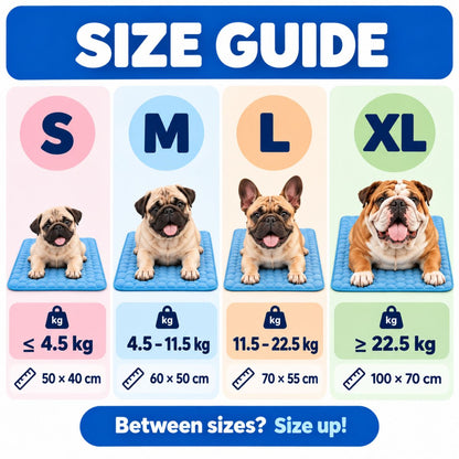 ChillNest™ Dog Cooling Mat for French Bulldogs, Pugs & Flat-Faced Dogs