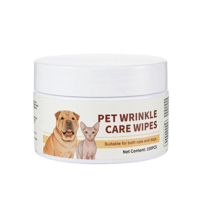 Wrinkle Care Wipes for French Bulldogs & Pugs