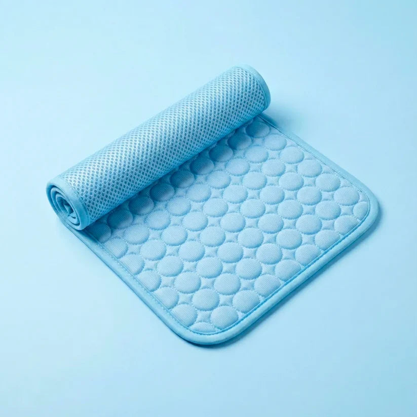 Blue ChillNest cooling pad for dogs